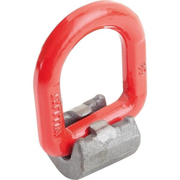 Lifting Point Swiveling Steel, Red, Without Spring Strip, B=45, Kipp, Mfr#: K0773.3000